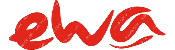 EWA Air EWA Air logo with name