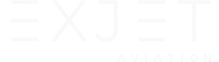 Exjet Aviation Exjet Aviation logo with name (dark)