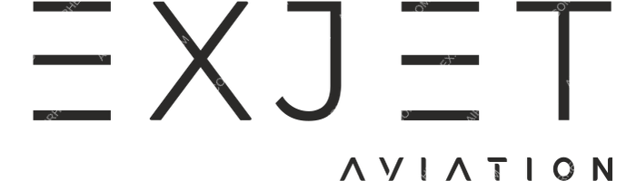 Exjet Aviation Exjet Aviation logo with name