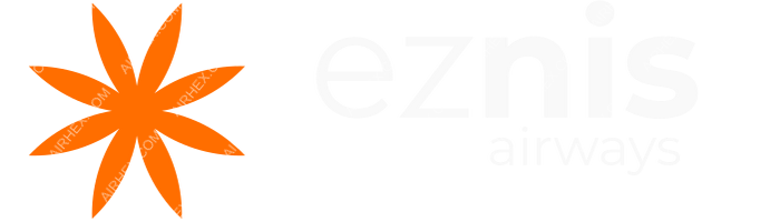 Eznis Airways Eznis Airways logo with name (dark)