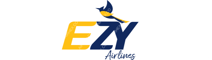 Ezy Airlines Ezy Airlines logo with name
