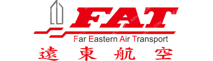 FAT Far Eastern Air Transport FAT Far Eastern Air Transport logo with name