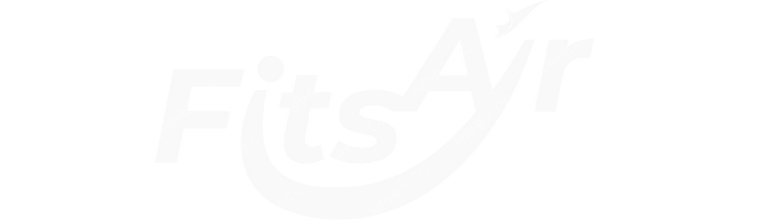 FitsAir FitsAir logo with name (dark)