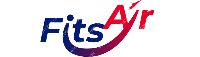 FitsAir FitsAir logo with name