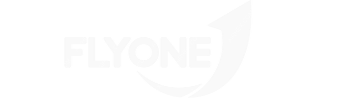 Fly One Fly One logo with name (dark)