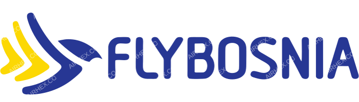 FlyBosnia FlyBosnia logo with name (dark)