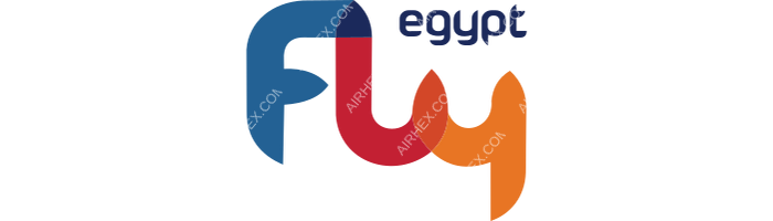 FlyEgypt FlyEgypt logo with name (dark)