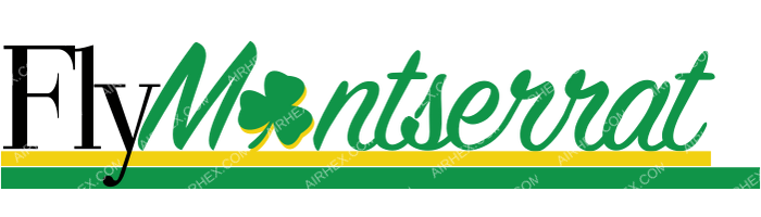 FlyMontserrat FlyMontserrat logo with name