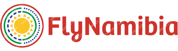 FlyNamibia FlyNamibia logo with name