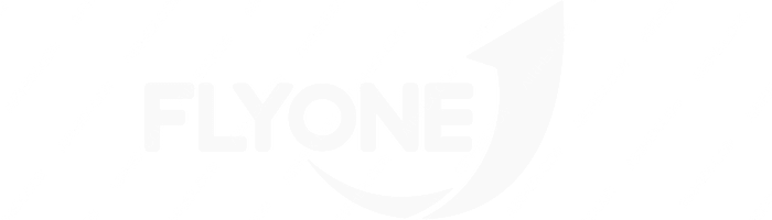 FLYONE Armenia FLYONE Armenia logo with name (dark)