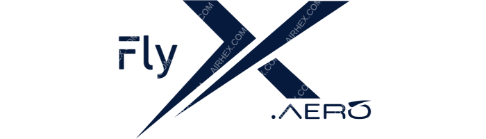 FlyX Aero FlyX Aero logo with name