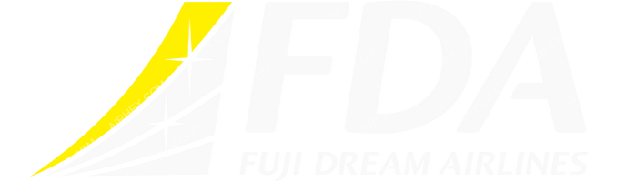 Fuji Dream Airlines Fuji Dream Airlines logo with name (dark)
