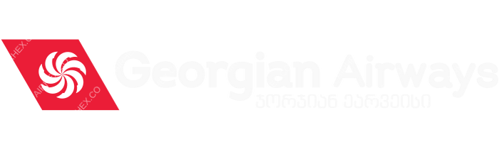 Georgian Airways Georgian Airways logo with name (dark)