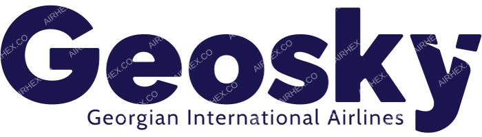 Georgian Wings Georgian Wings logo with name (dark)