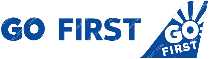 Go First Go First logo with name (dark)