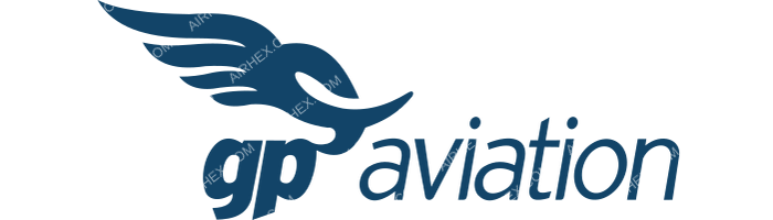 GP Aviation GP Aviation logo with name