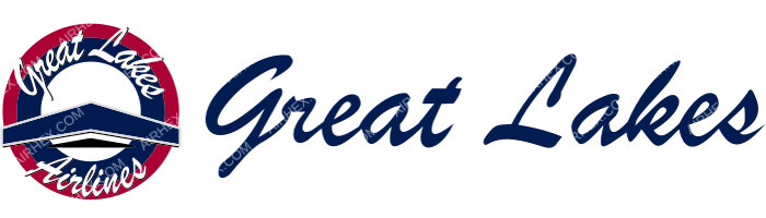 Great Lakes Airlines Great Lakes Airlines logo with name