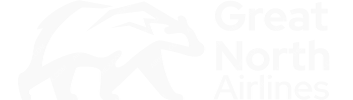 Great North Airlines Great North Airlines logo with name (dark)