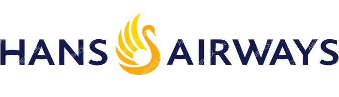 Hans Airways Hans Airways logo with name