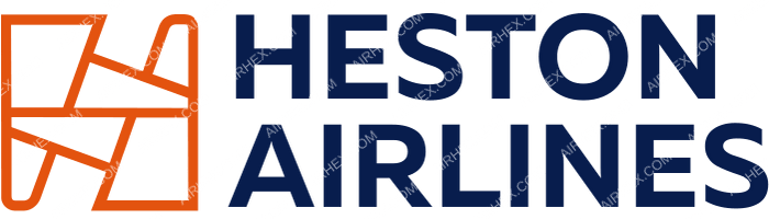 Heston Airlines Heston Airlines logo with name