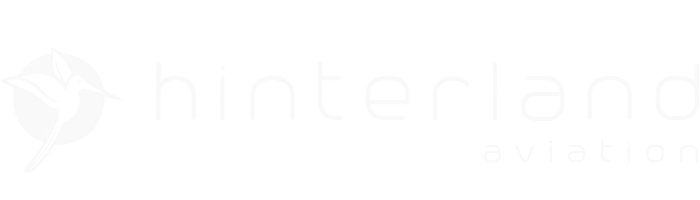 Hinterland Aviation Hinterland Aviation logo with name (dark)