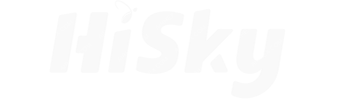 HiSky HiSky logo with name (dark)