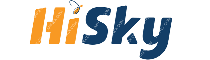 HiSky HiSky logo with name