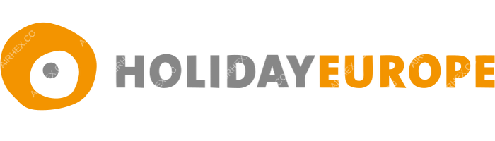 Holiday Europe Holiday Europe logo with name (dark)