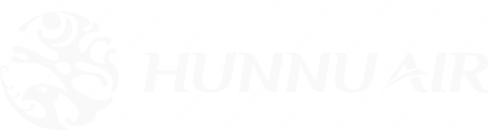 Hunnu Air Hunnu Air logo with name (dark)