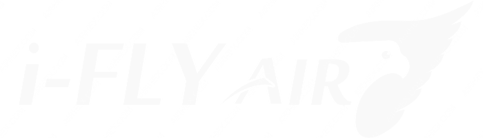 i-Fly Air i-Fly Air logo with name (dark)