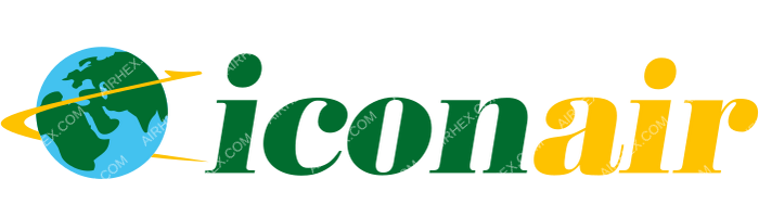 Iconair Iconair logo with name (dark)