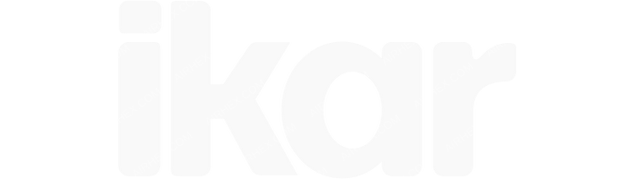 Ikar Ikar logo with name (dark)