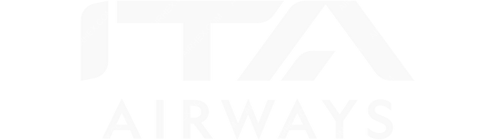 ITA - Italia Trasporto Aereo ITA - Italia Trasporto Aereo logo with name (dark)