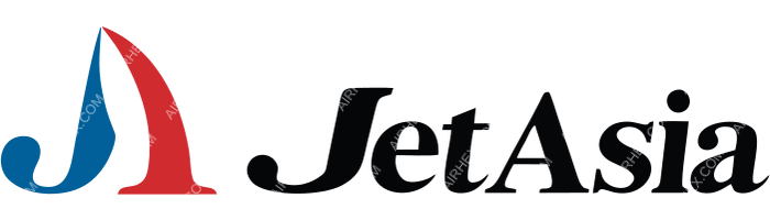 Jet Asia Airways Jet Asia Airways logo with name (dark)