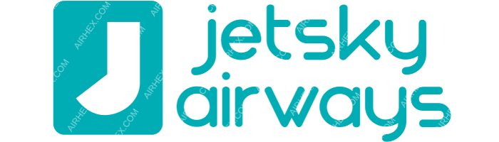 JetSky Airways JetSky Airways logo with name (dark)