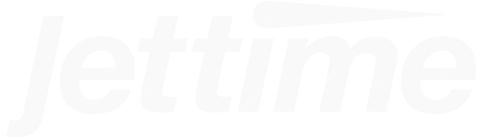 Jettime Jettime logo with name (dark)