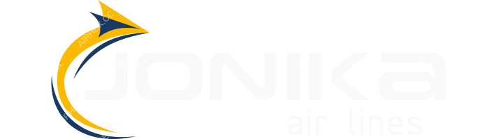 Jonika Airlines Jonika Airlines logo with name (dark)