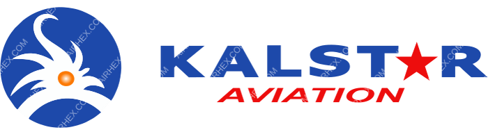 Kalstar Aviation Kalstar Aviation logo with name (dark)