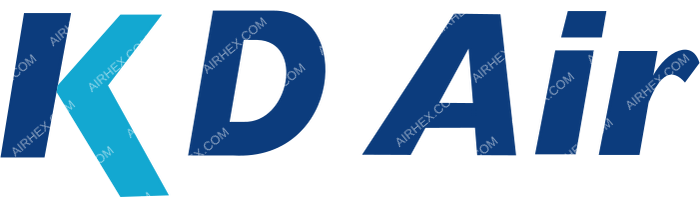 KD Air KD Air logo with name (dark)