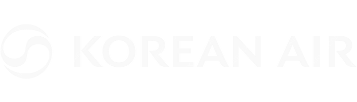 Korean Air Korean Air logo with name (dark)