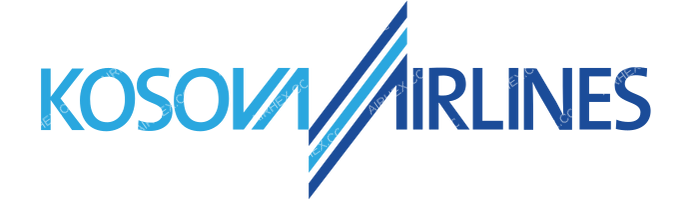 Kosova Airlines Kosova Airlines logo with name
