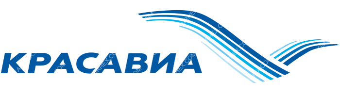 KrasAvia KrasAvia logo with name