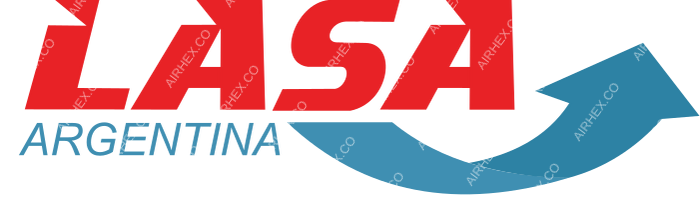 LASA Líneas Aéreas LASA Líneas Aéreas logo with name (dark)