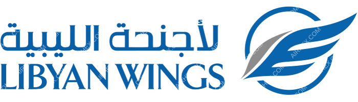Libyan Wings Libyan Wings logo with name