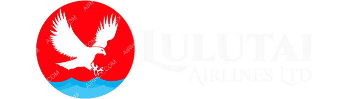 Lulutai Airlines Lulutai Airlines logo with name (dark)