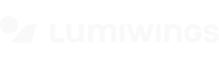 Lumiwings Lumiwings logo with name (dark)