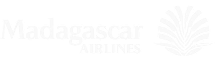 Madagascar Airlines Madagascar Airlines logo with name (dark)