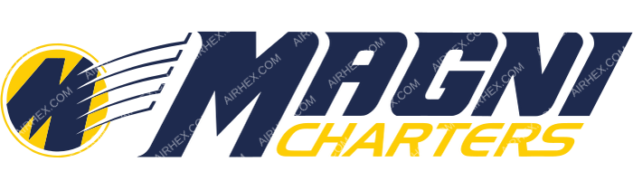 Magnicharters Magnicharters logo with name