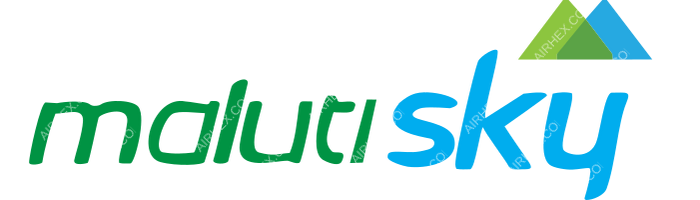 Maluti Sky Maluti Sky logo with name (dark)