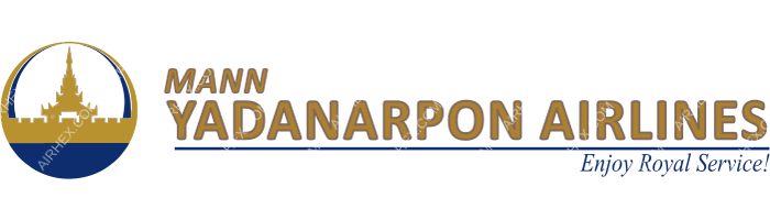 Mann Yadanarpon Airlines Mann Yadanarpon Airlines logo with name
